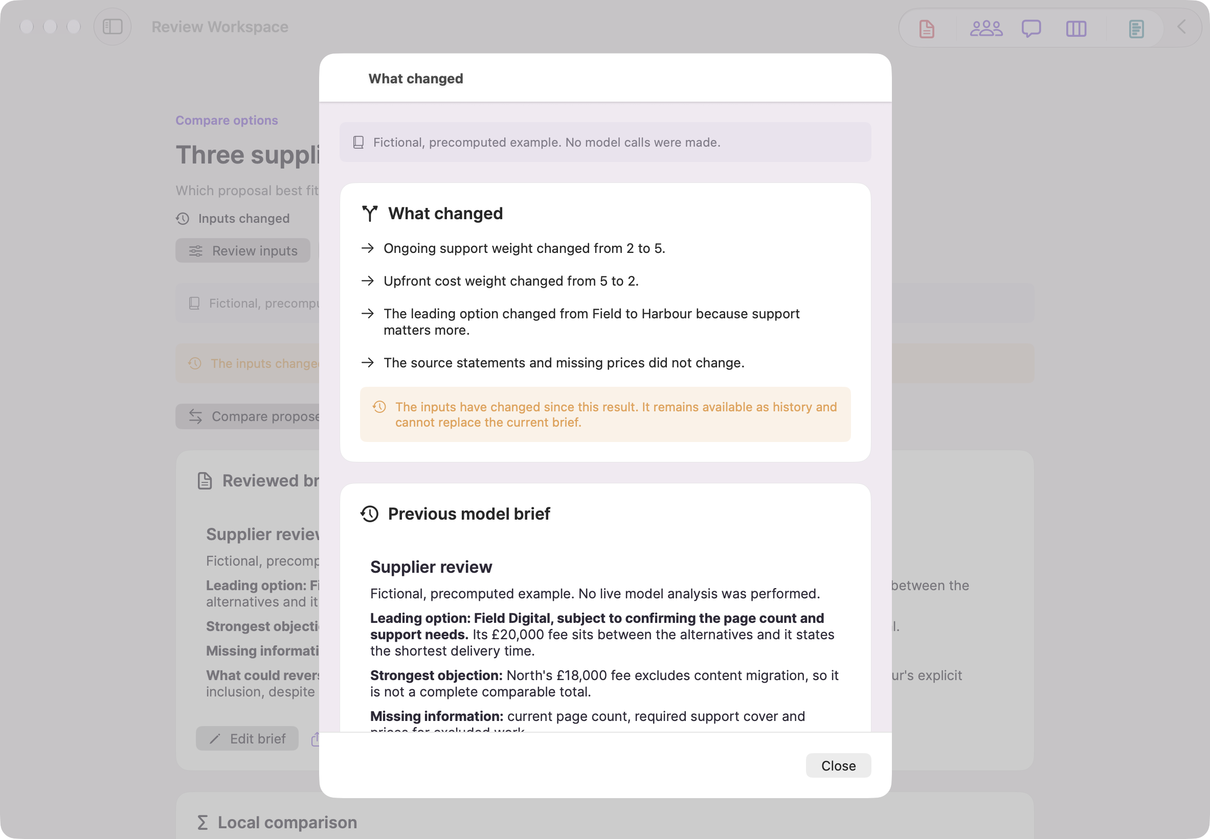 Inspect a challenge or revision